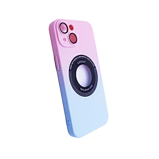 Funda Magnética con Lente de Cámara para Apple iPhone 14 Rosa Funda Magnética con Lente de Cámara para Apple iPhone 14 Rosa